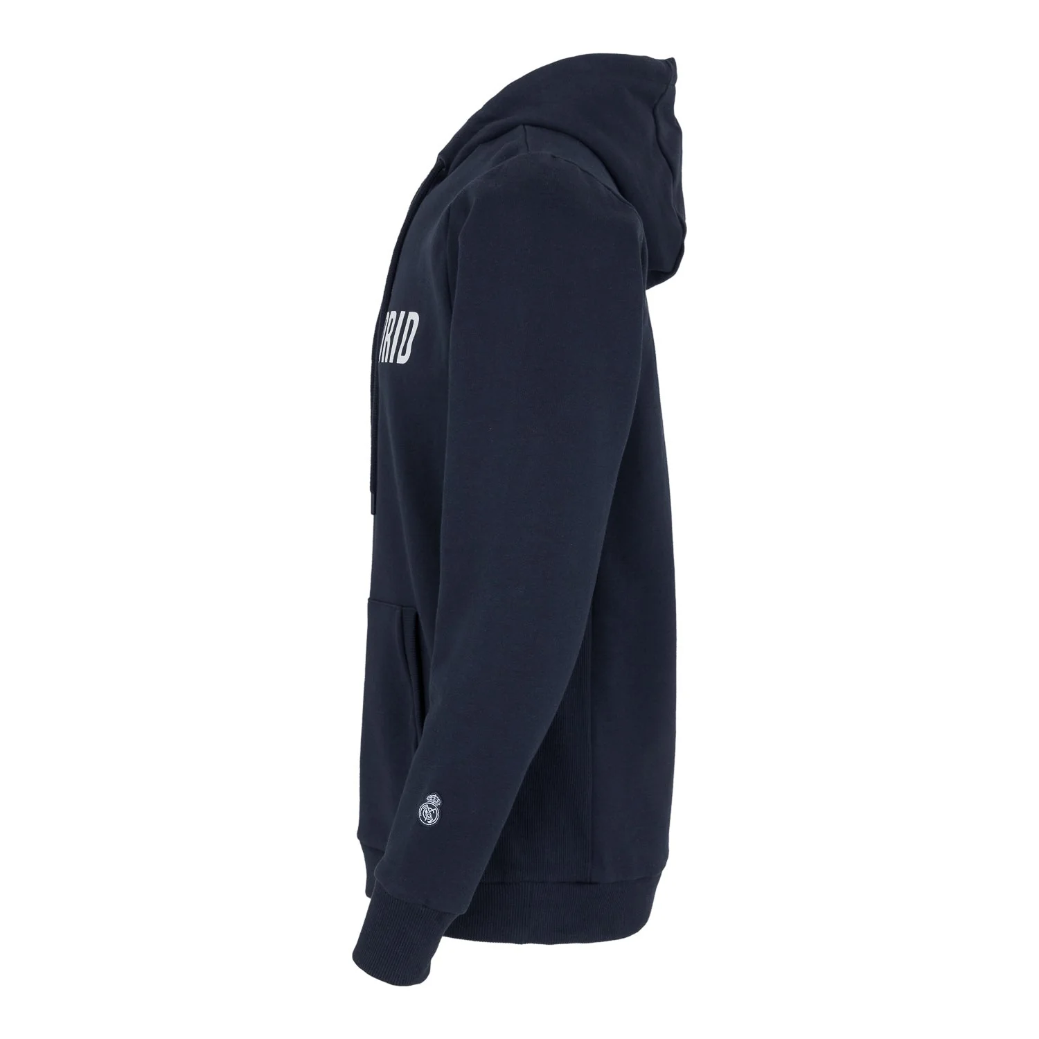 Sudadera Capucha Hombre Texto Azul Marino/Blanco - Image 3