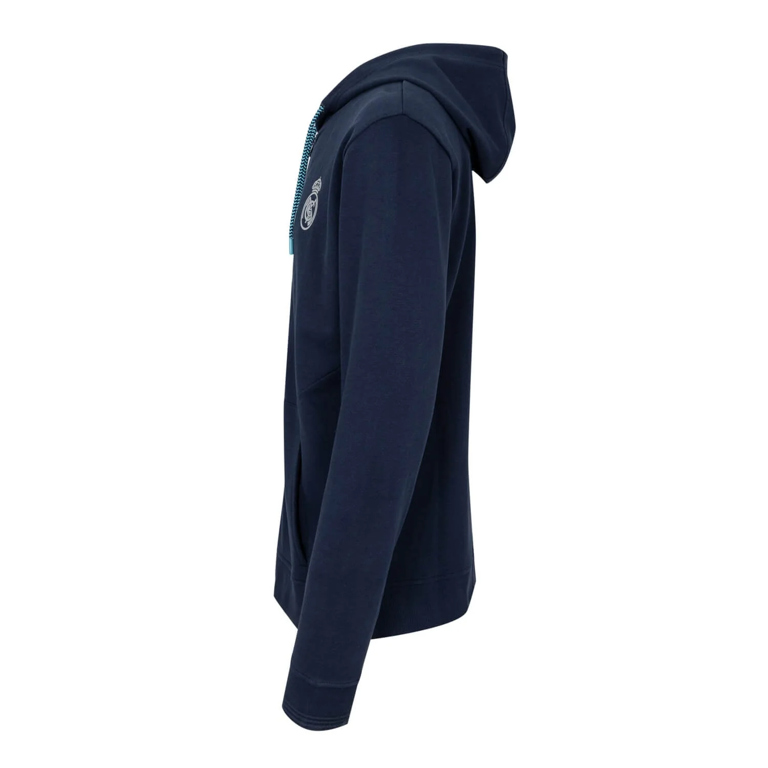 Bernabéu Neon Lights Sudadera Hombre Capucha Cremallera Azul - Image 3