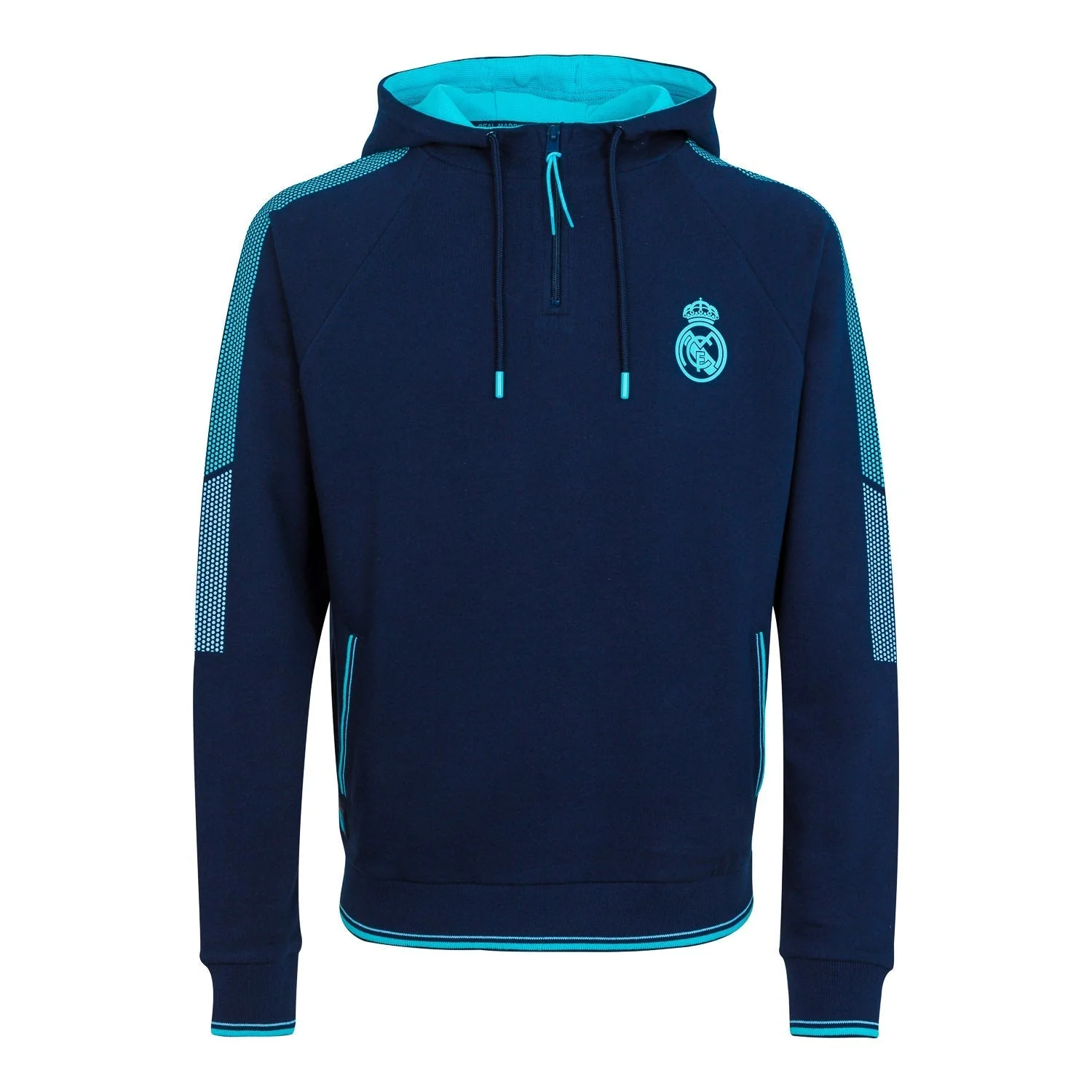 Sudadera Madrid Sky Hombre Cremallera Azul