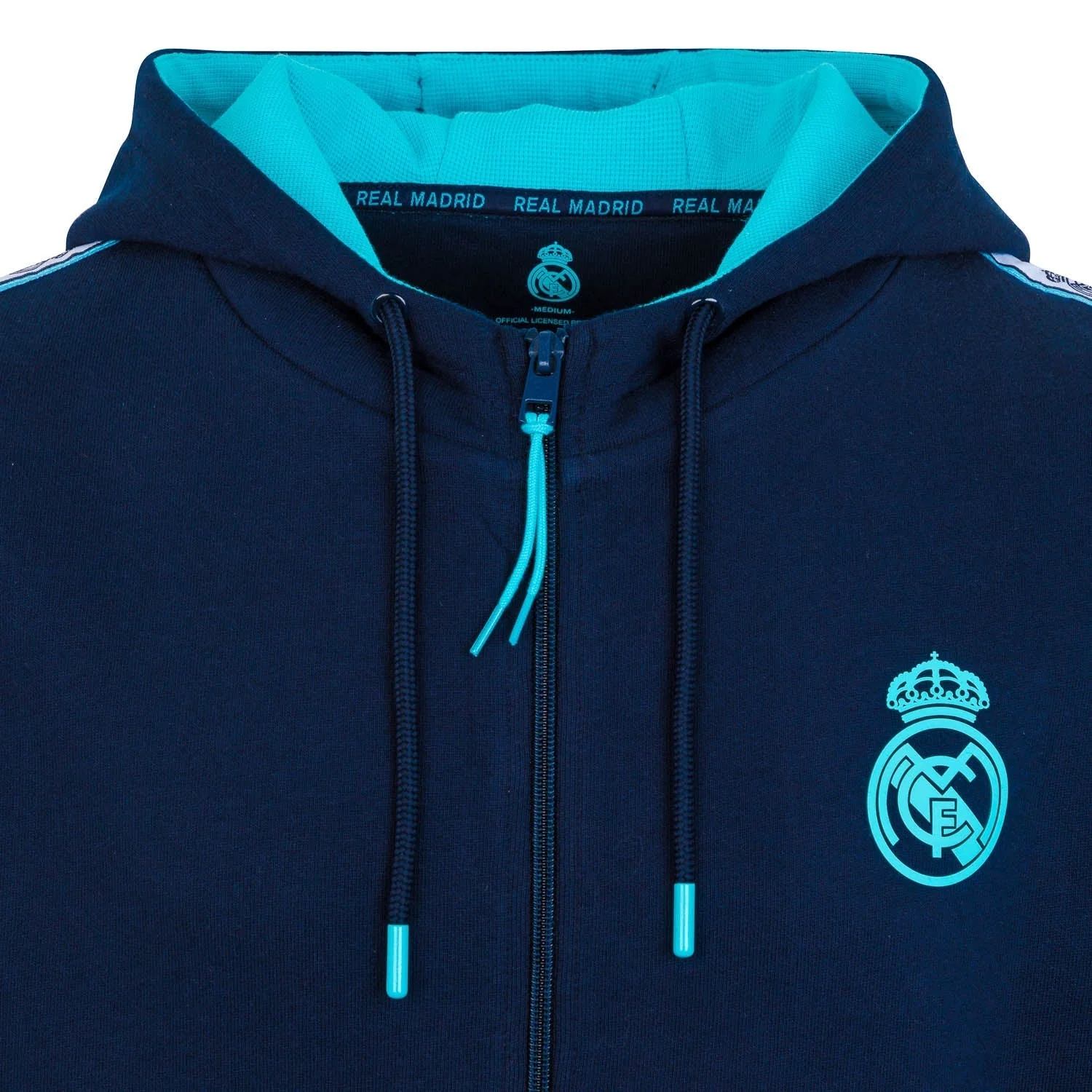 Sudadera Madrid Sky Hombre Cremallera Cinta Manga - Image 5