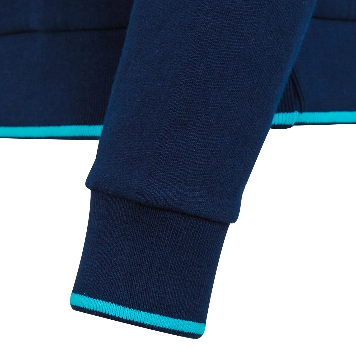 Sudadera Madrid Sky Hombre Cremallera Parcial Azul - Image 4