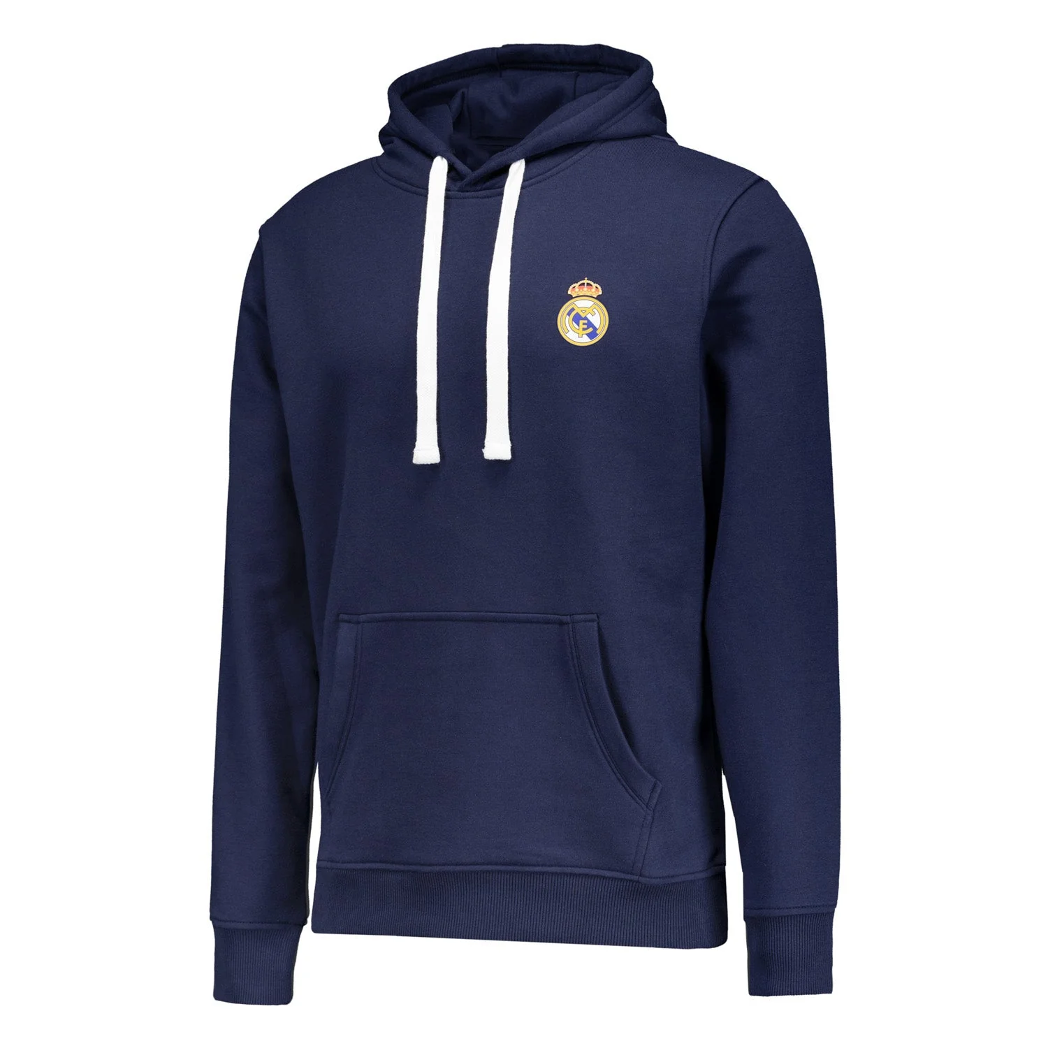 Sudadera Capucha Azul Hombre ECO Essentials Real Madrid Escudo Color - Image 5