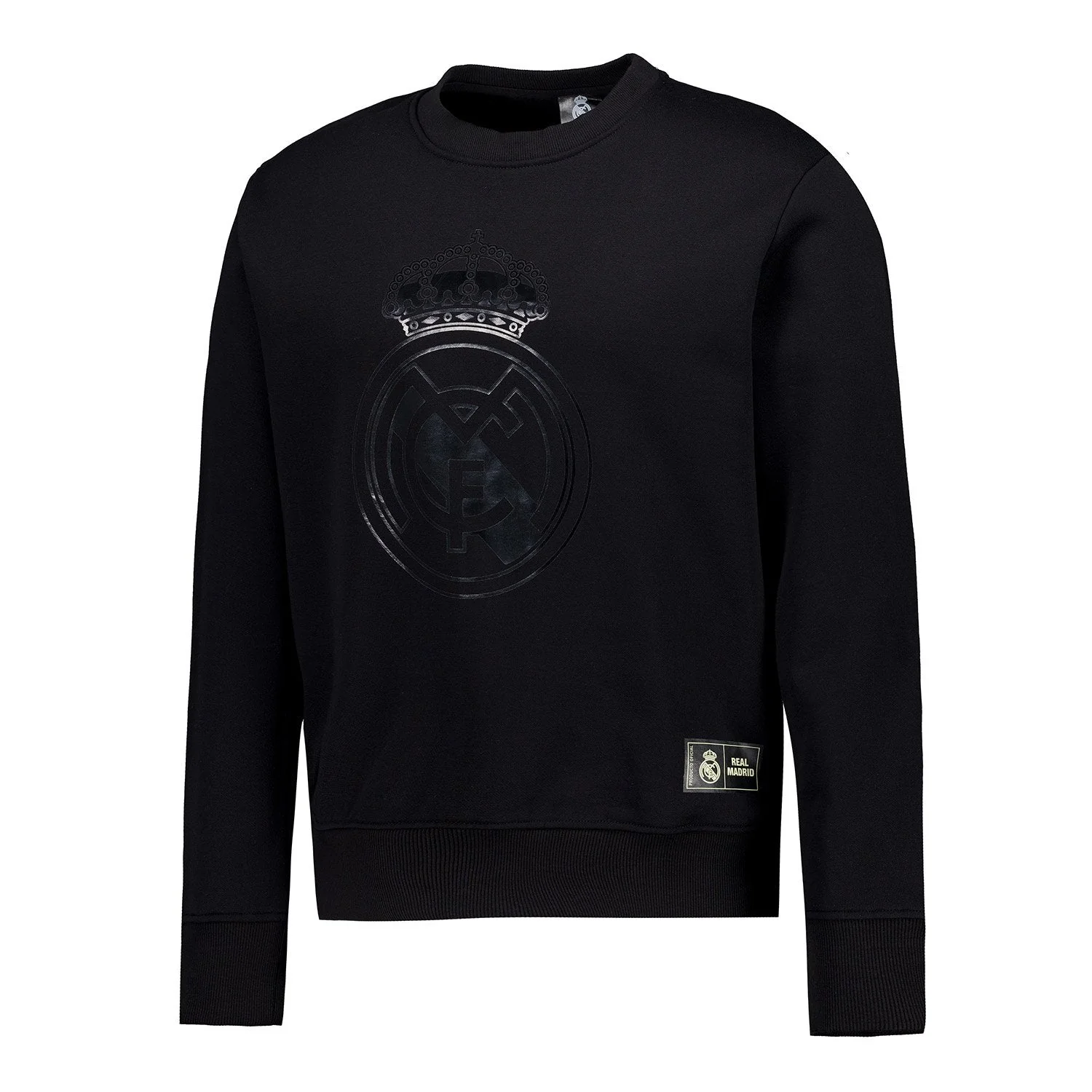 Sudadera Hombre Blackout Escudo Negra Real Madrid - Image 3