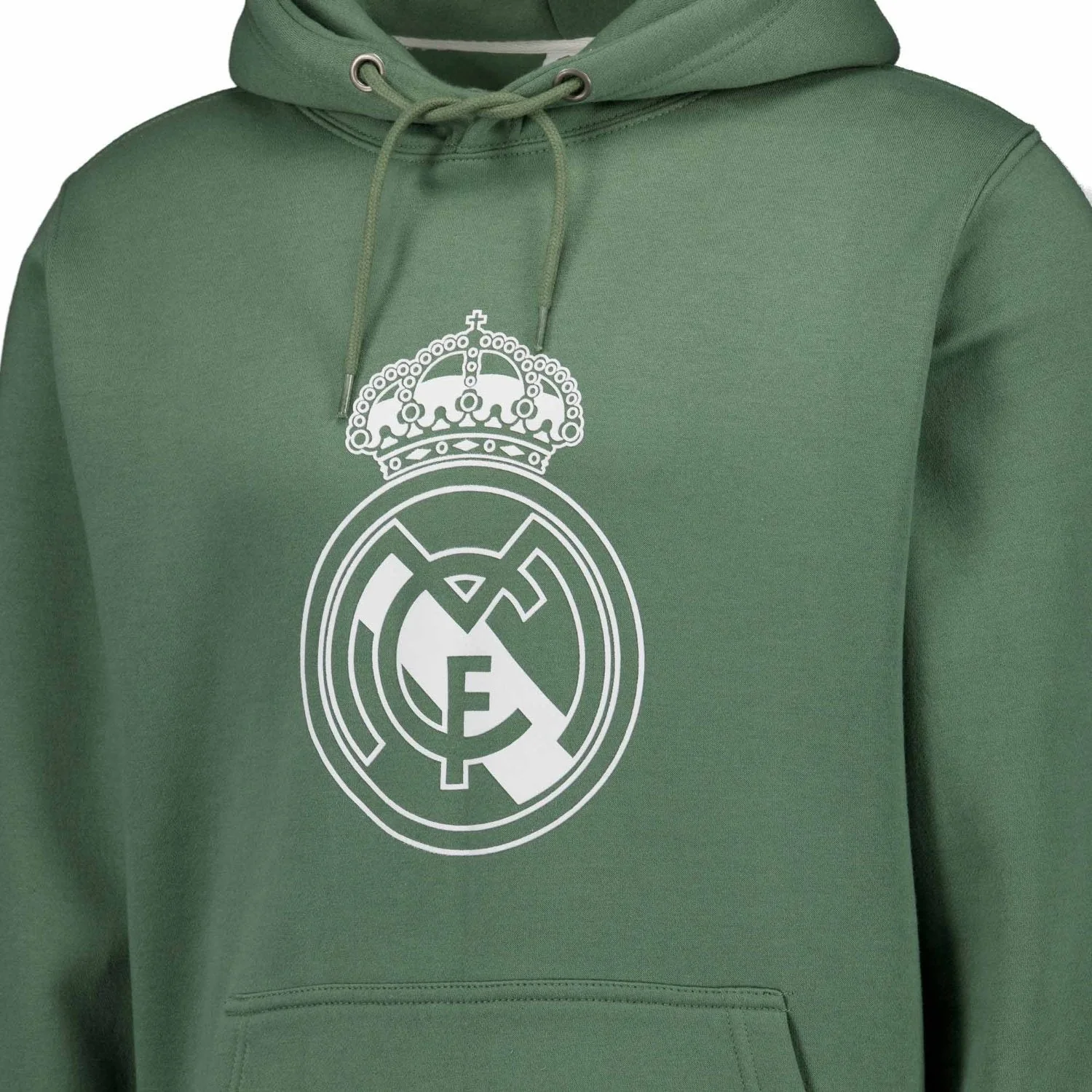 Sudadera Capucha Hombre Color Crest Verde Oscuro Real Madrid - Image 4