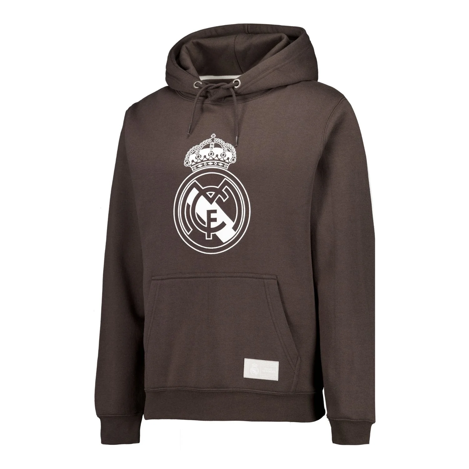 Sudadera Capucha Hombre Color Crest Marrón Oscuro Real Madrid - Image 4