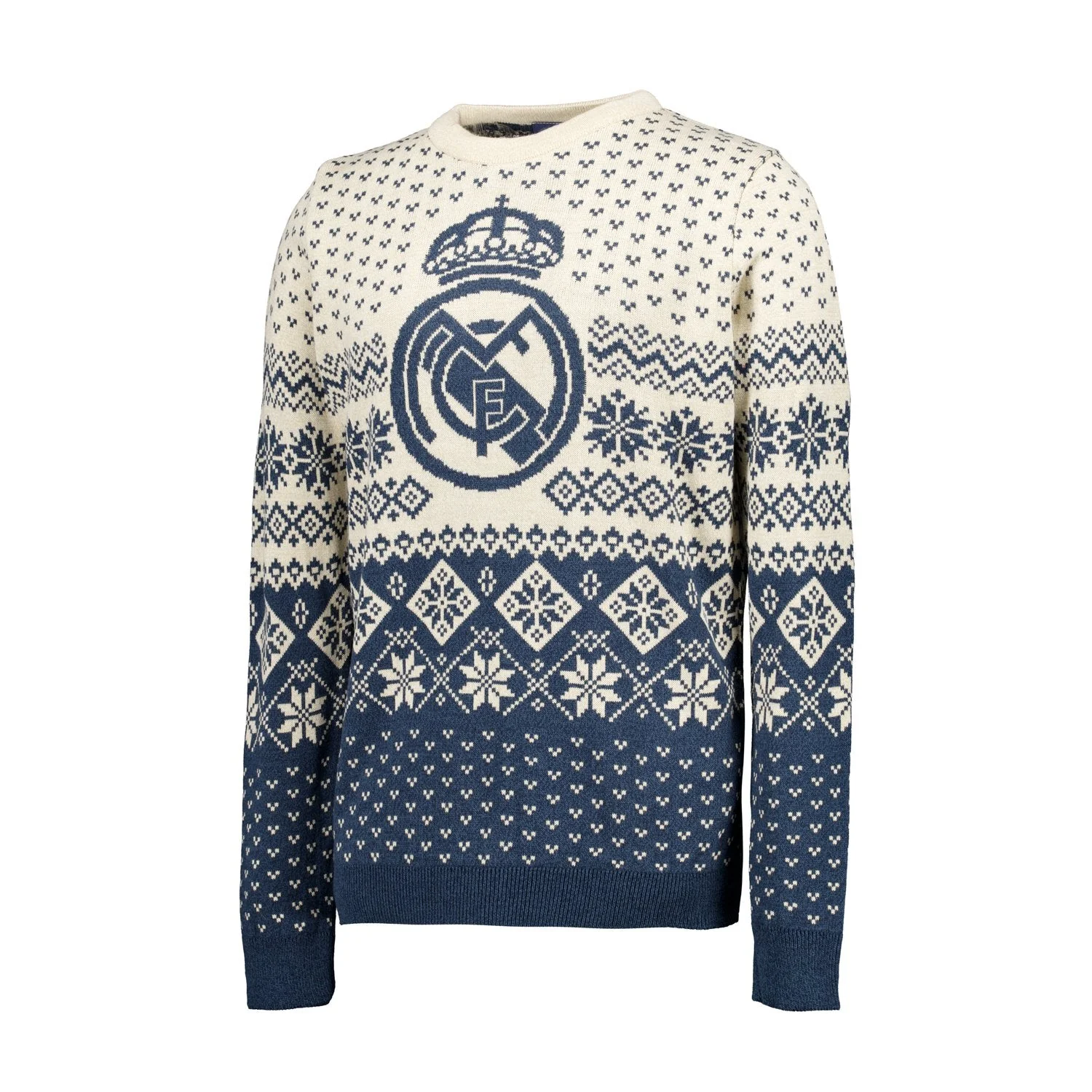 Jersey Navideño Hombre Escudo Beige - Image 2