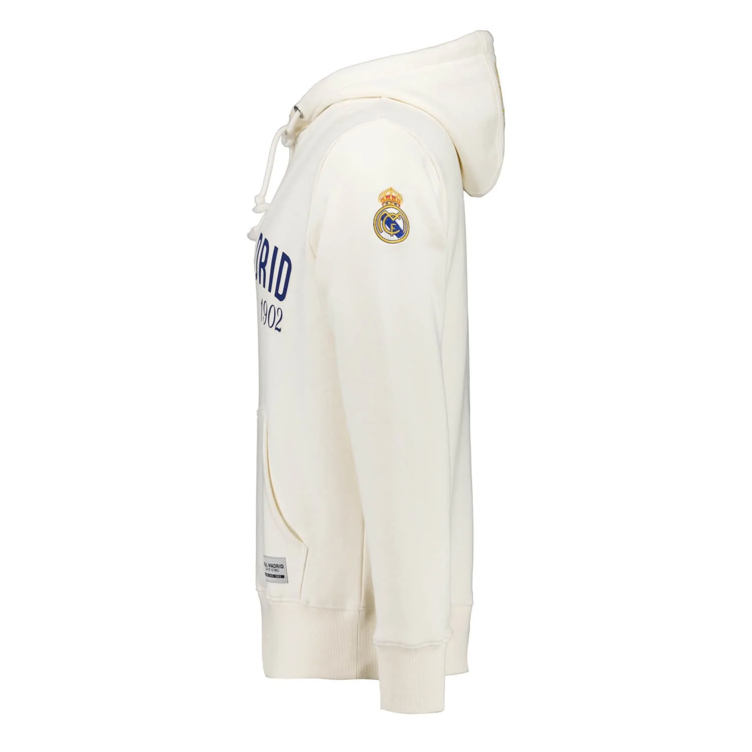 Sudadera Capucha Hombre Baseball Blanca Real Madrid - Image 3