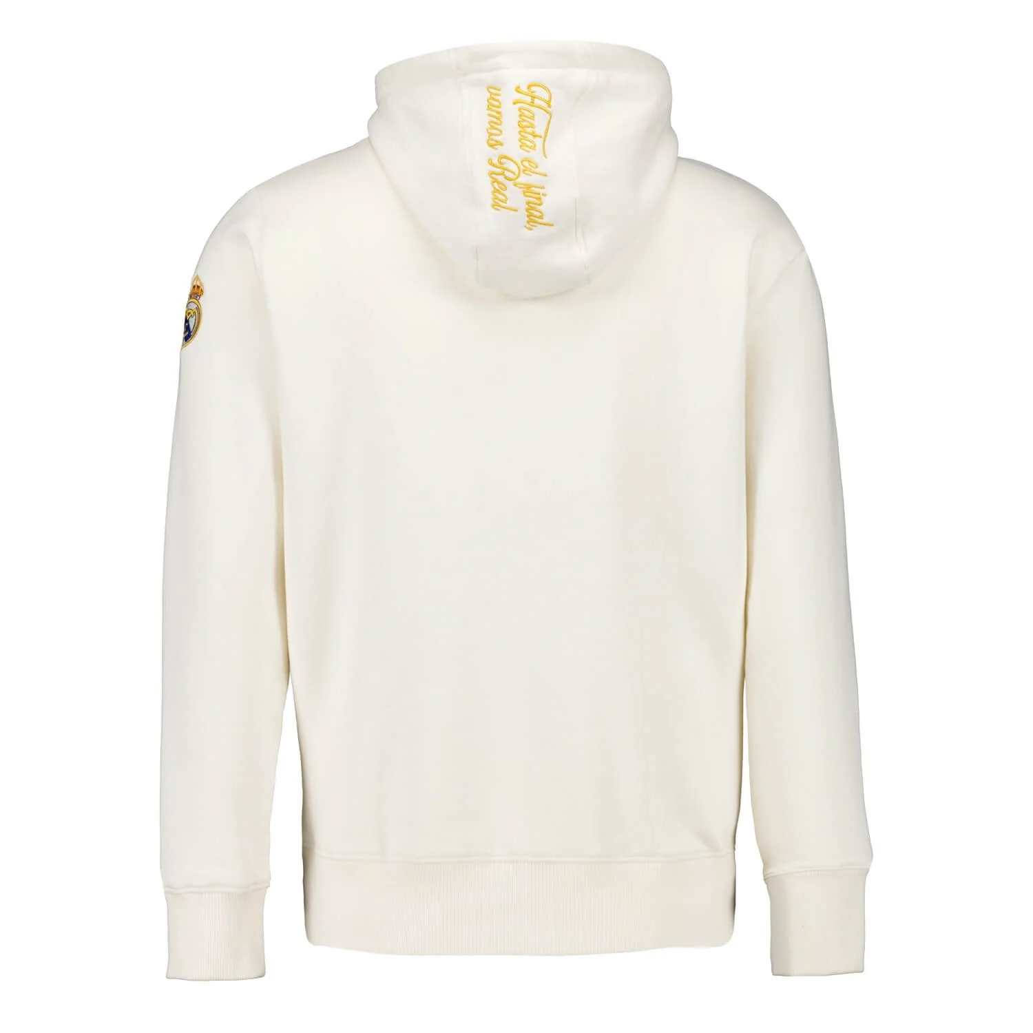 Sudadera Capucha Hombre Baseball Blanca Real Madrid - Image 4