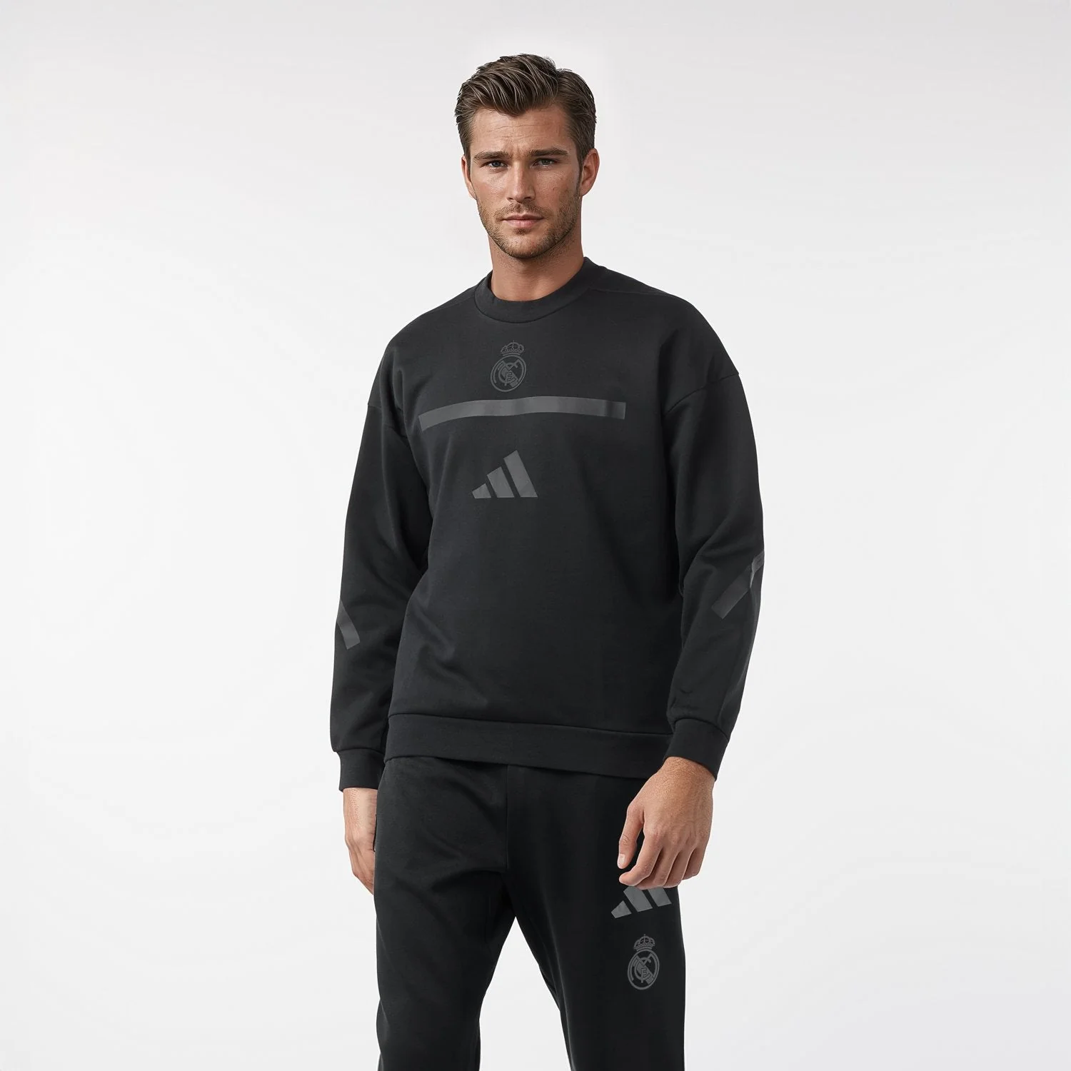 Sudadera Hombre adidas Real Urban Negra - Image 3