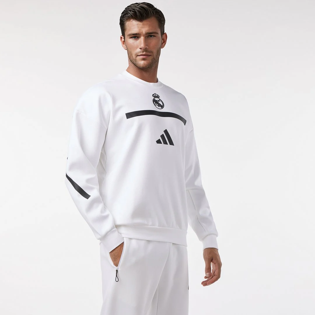 Sudadera Hombre adidas Real Urban Blanca - Image 4