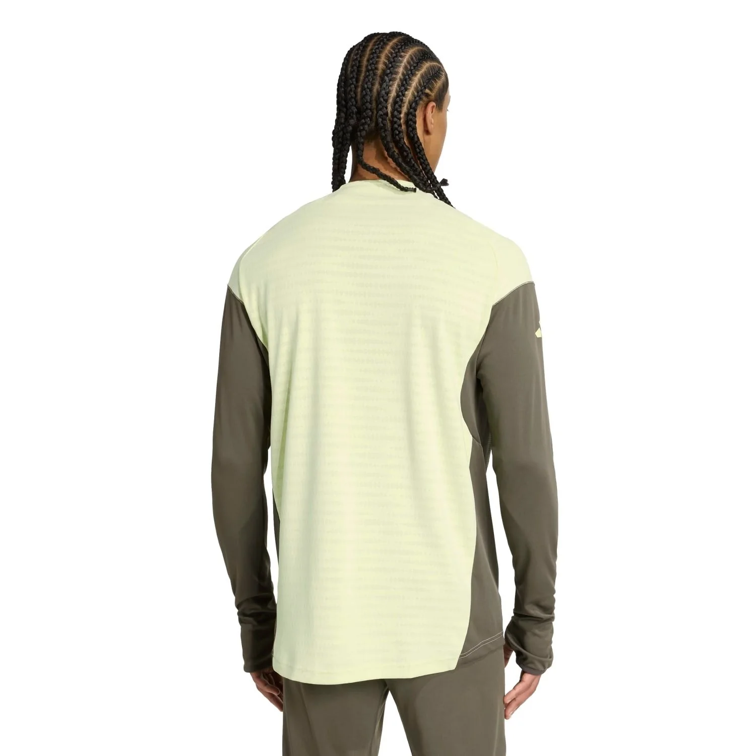 Sudadera Pro Hombre adidas Entrenamiento 25/26 Verde Lima - Image 4