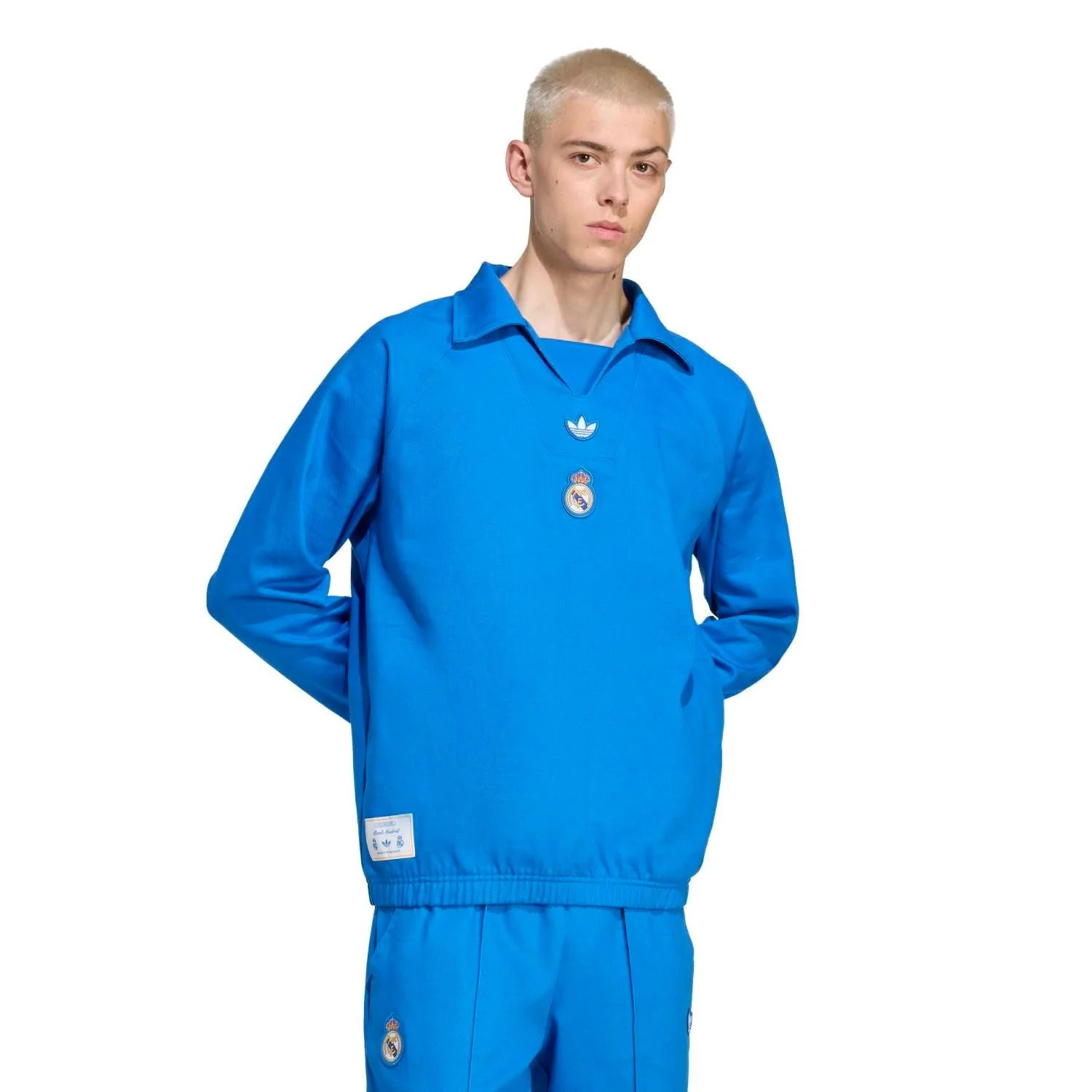 Polo Manga Larga Hombre adidas Originals Terrace Icons Azul 25/26 - Image 5