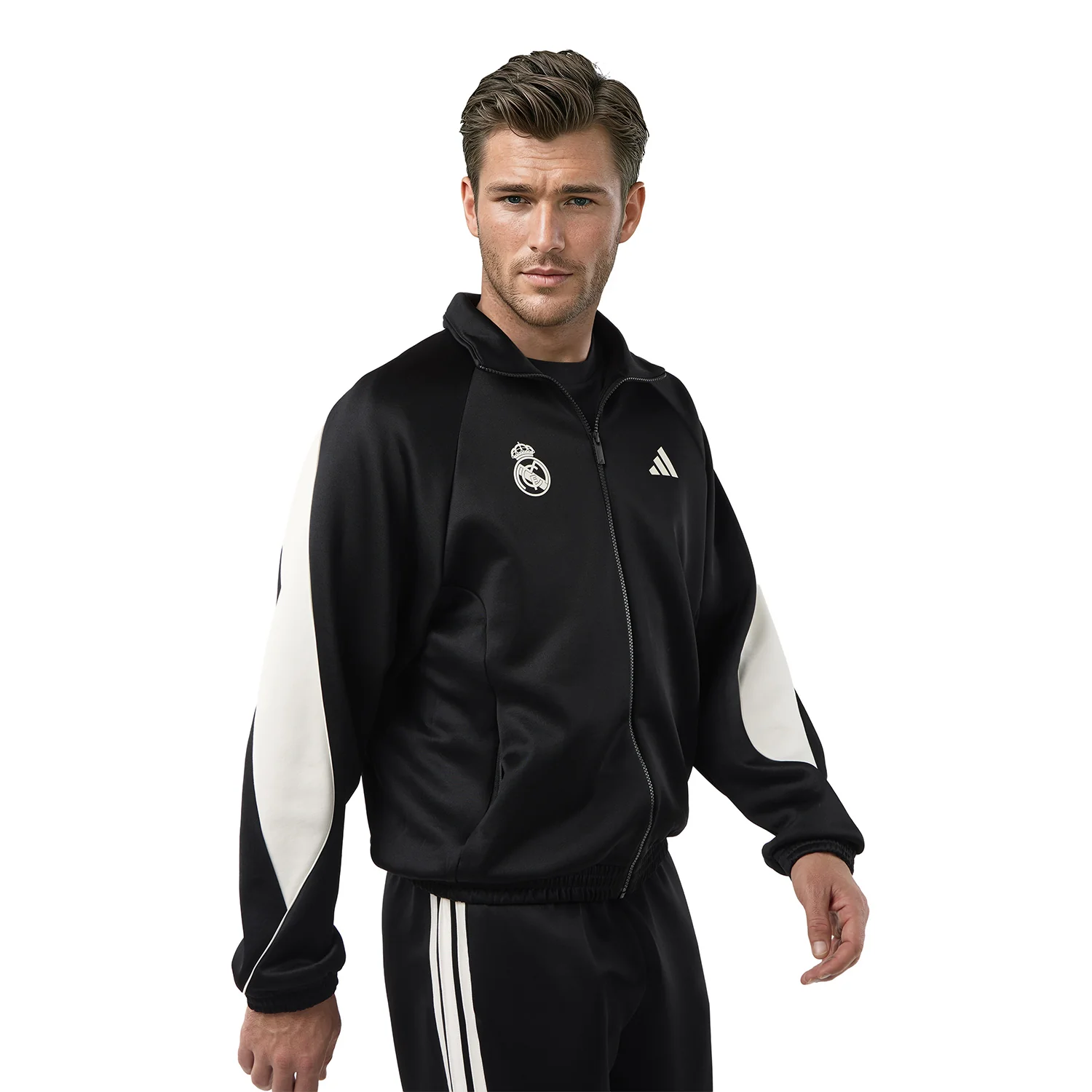 Chaqueta Chándal Hombre adidas Stadium Negra - Image 5