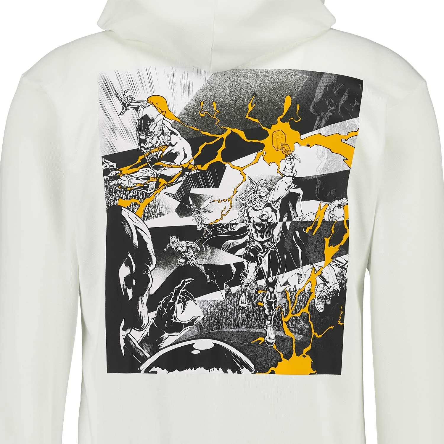Sudadera Capucha Hombre adidas Marvel 25/26 Blanca - Image 3