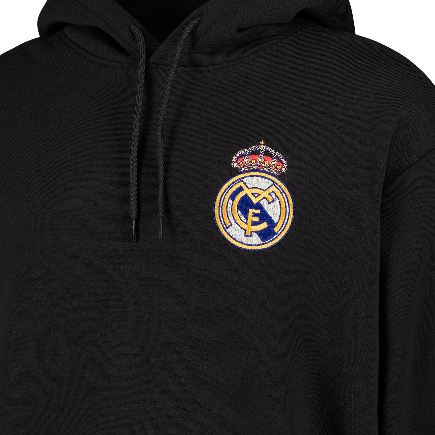 Sudadera Capucha Hombre Collegiate Negra - Image 3