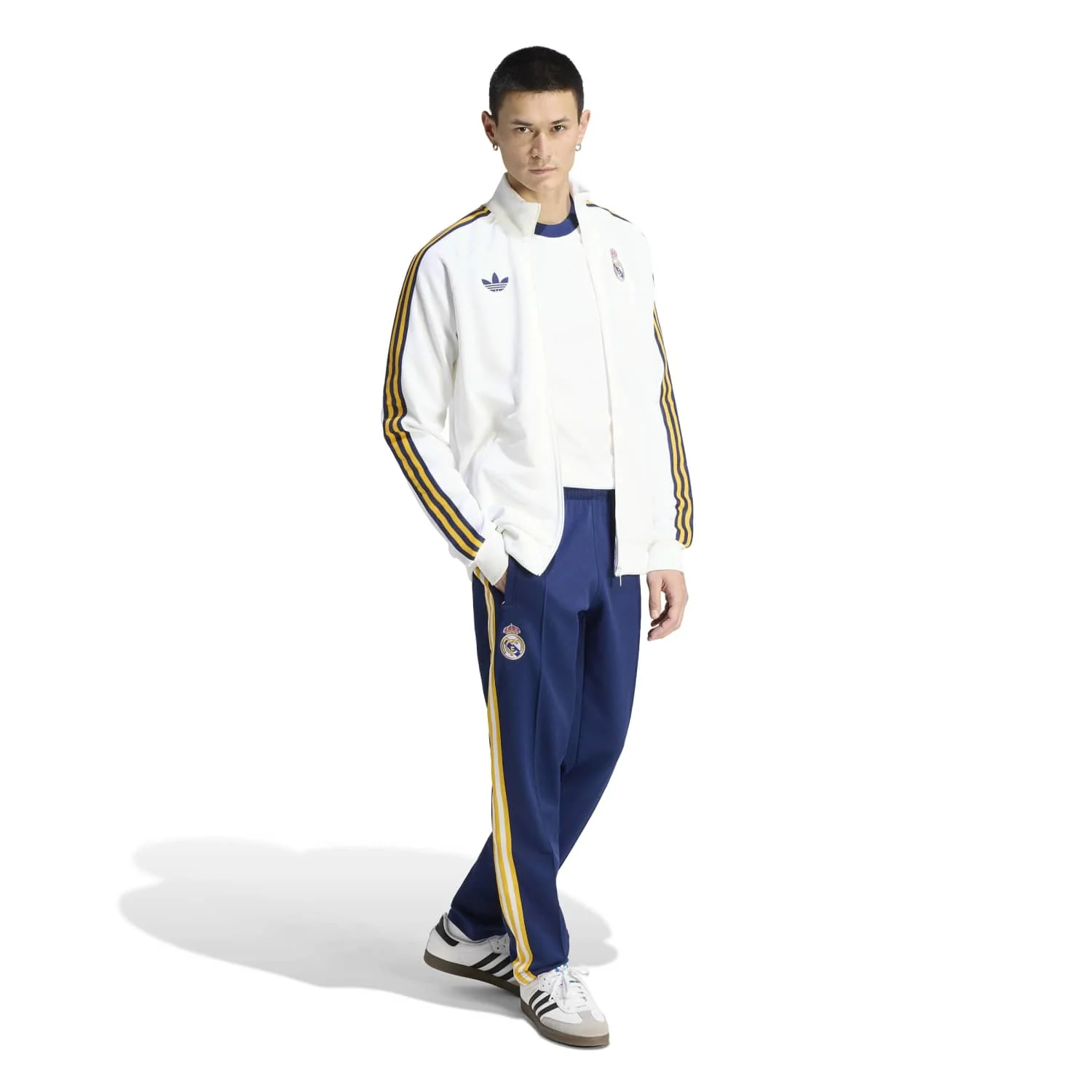 Chaqueta Chándal Hombre adidas Originals 25/26 Blanca - Image 4