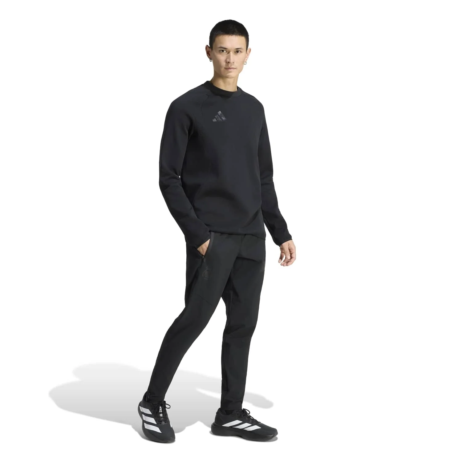 Sudadera Hombre adidas Tiro Travel 25/26 Negra - Image 4