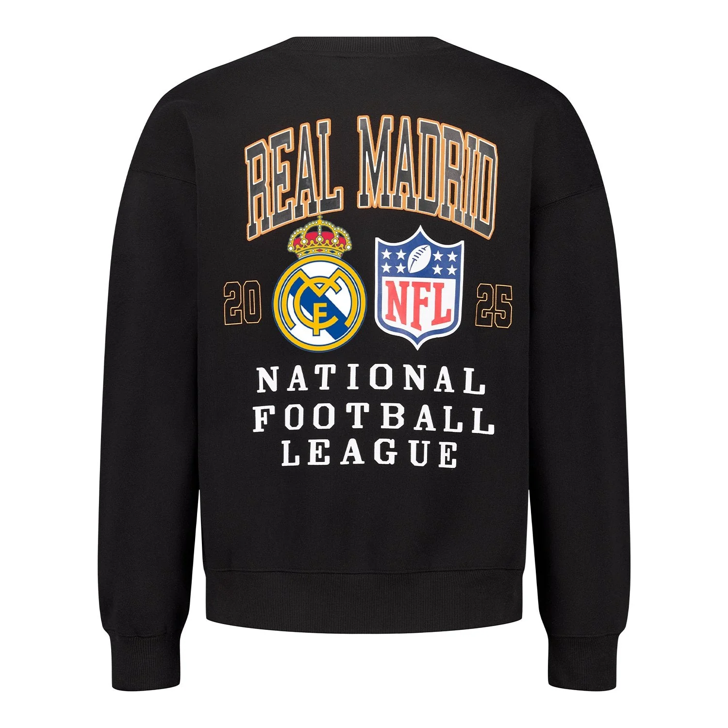 Sudadera Hombre Real Madrid x NFL Negra