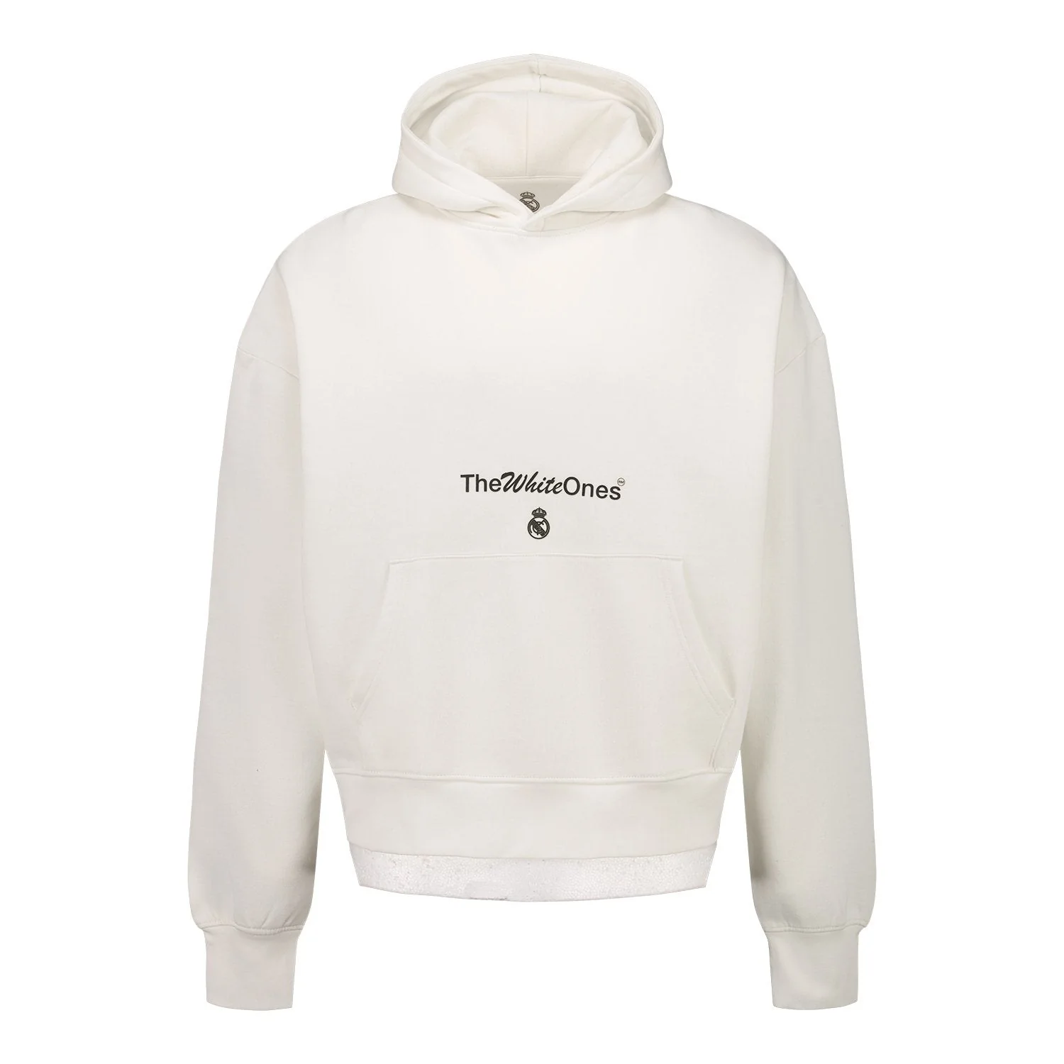Sudadera Capucha Hombre The White Ones Texto Blanca - Image 2