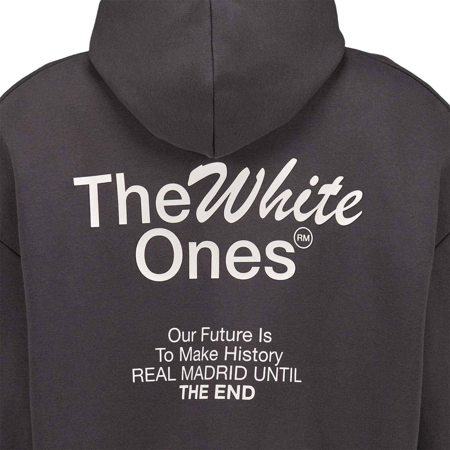 Sudadera Capucha Hombre The White Ones Texto Negra - Image 2