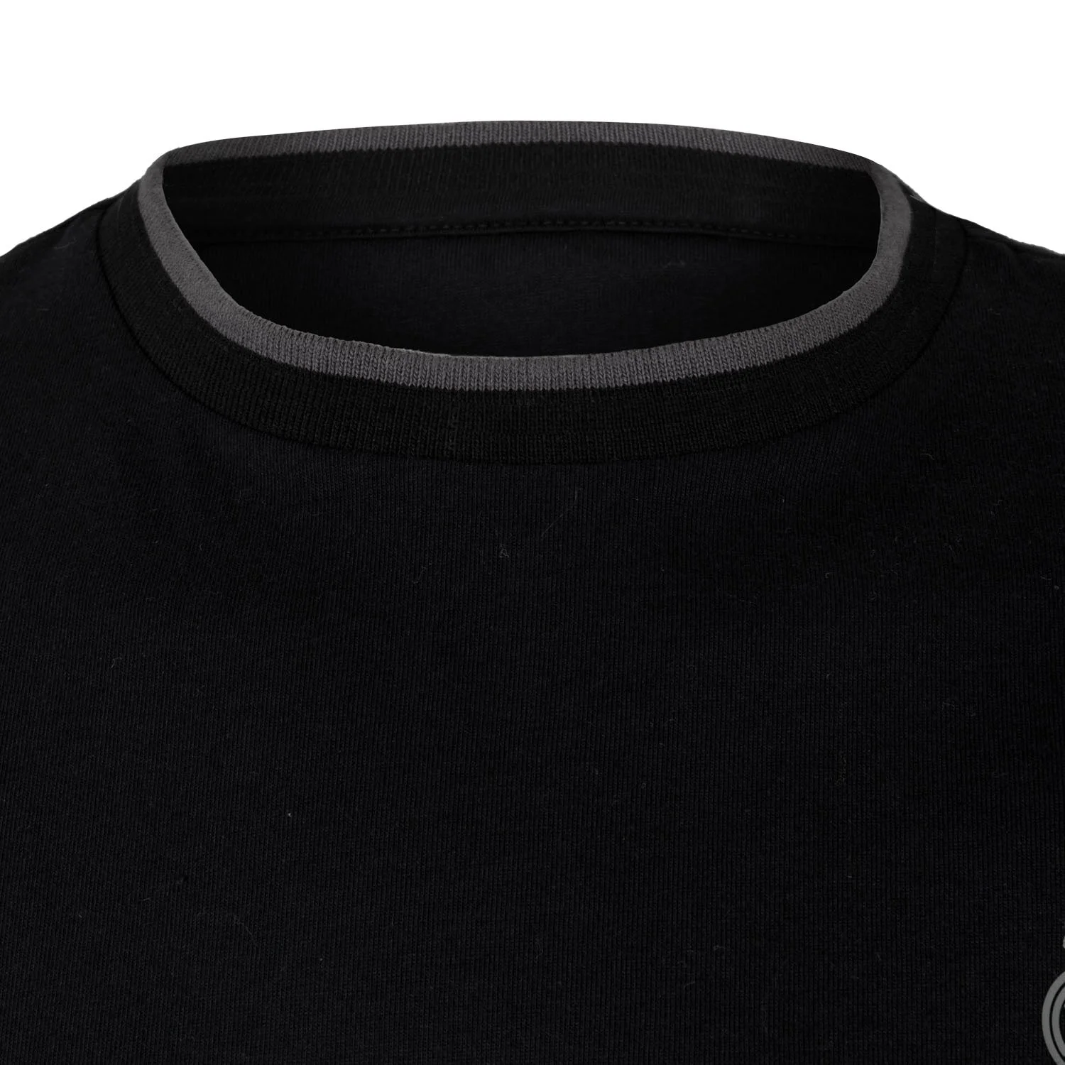 Camiseta Cuello Redondo Hombre Signature Negro - Image 3