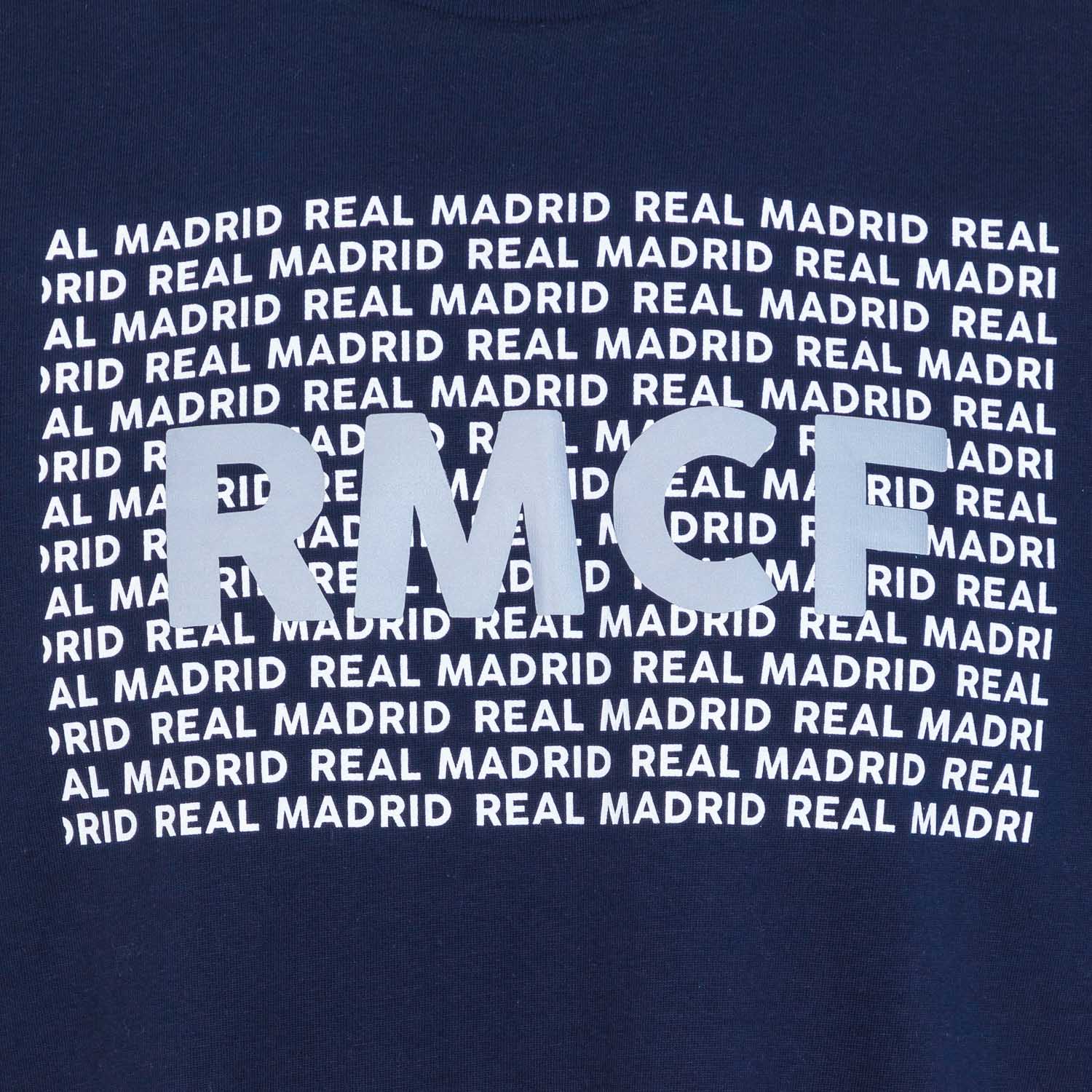 Bernabéu Neon Lights Camiseta Hombre Estampado RMCF Azul - Image 2