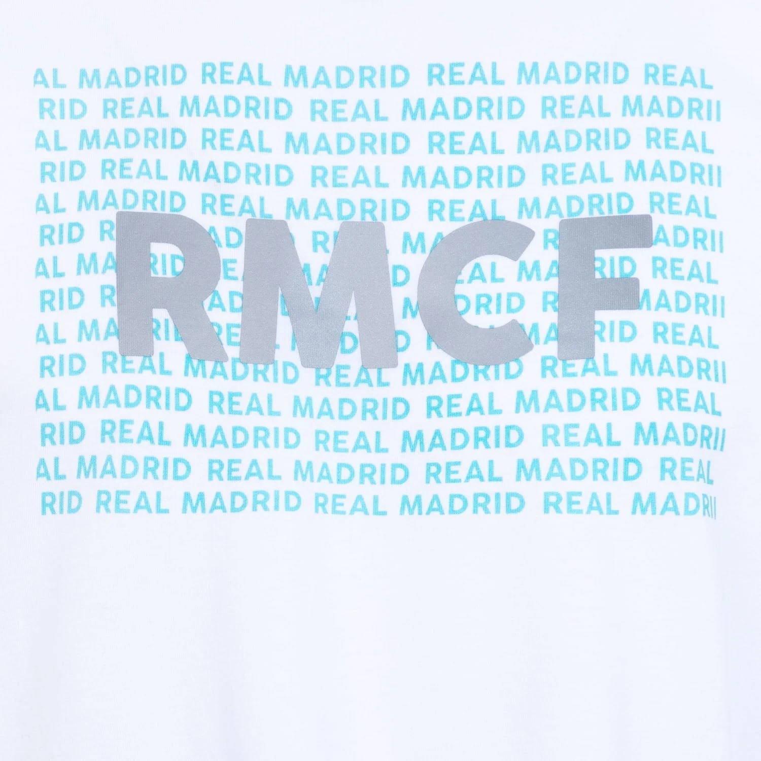 Bernabéu Neon Lights Camiseta Hombre Estampado RMCF Blanco - Image 3