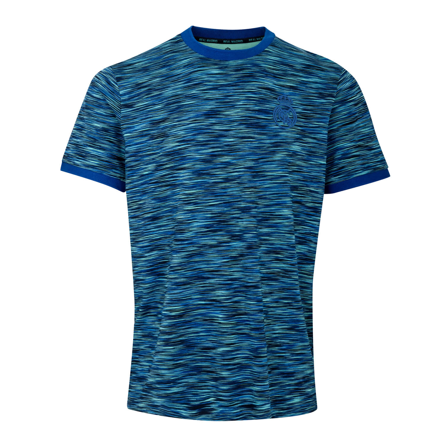 Sunset Festival Camiseta Hombre Teñido Espacial Azul