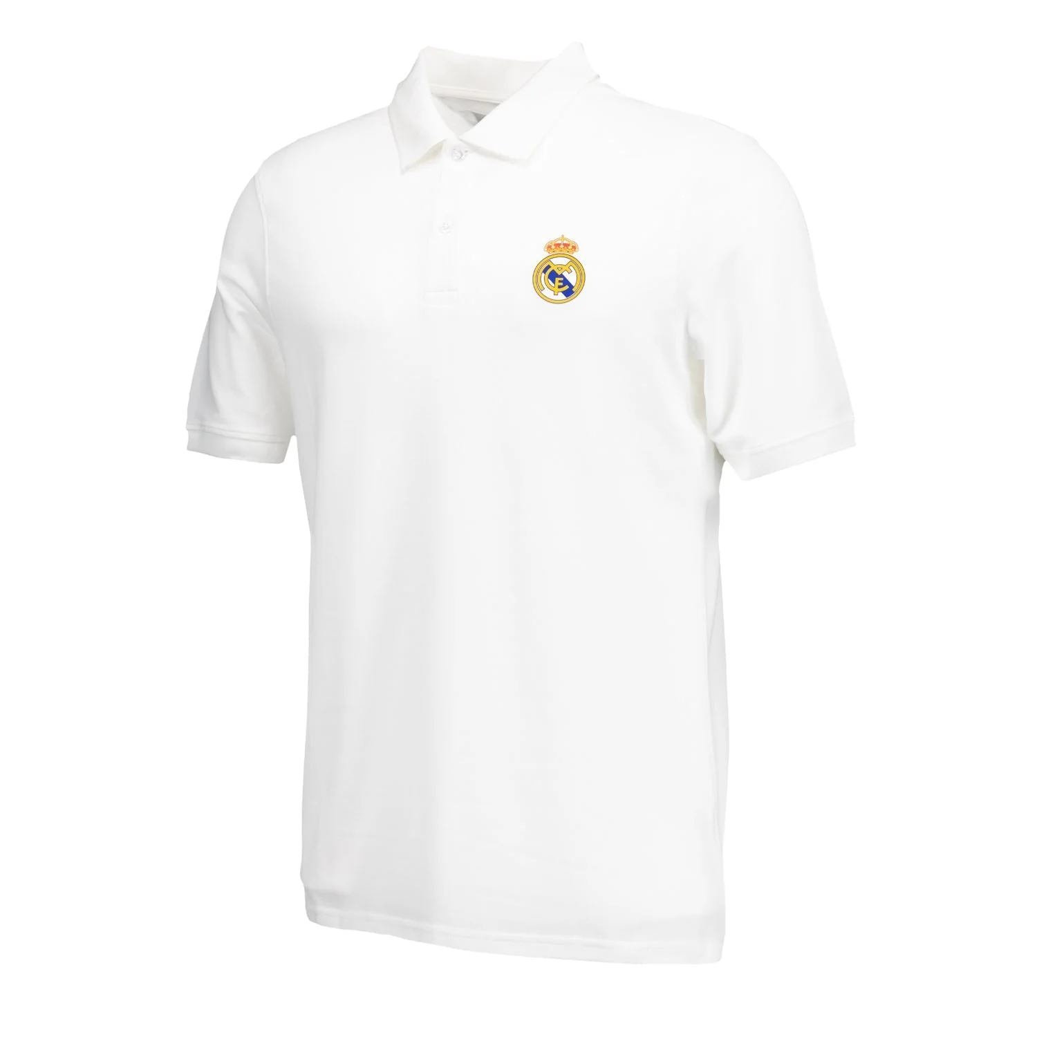 Polo Blanco Hombre ECO Essentials Real Madrid Escudo Color - Image 4