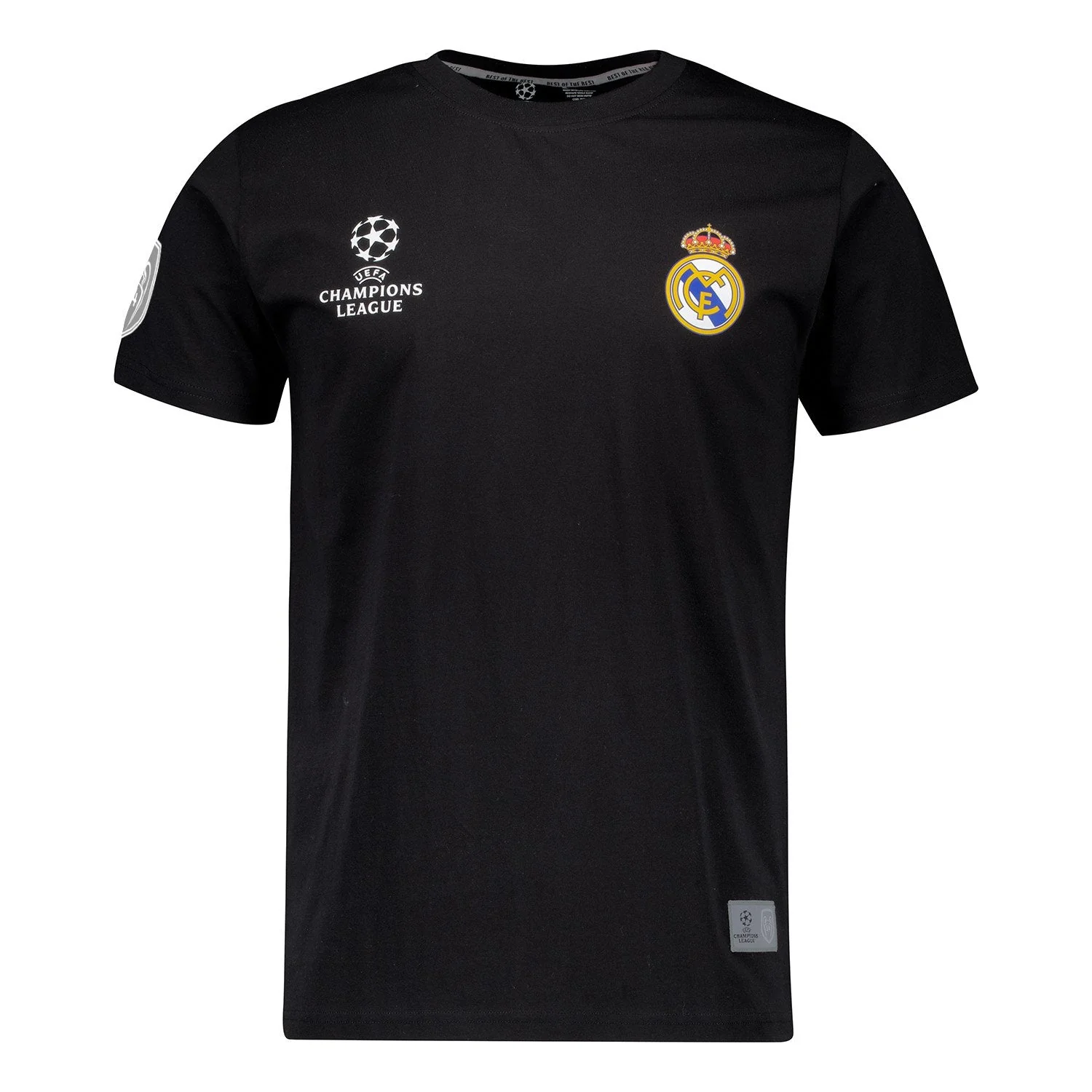 Camiseta Hombre UCL 14 Champions Negra
