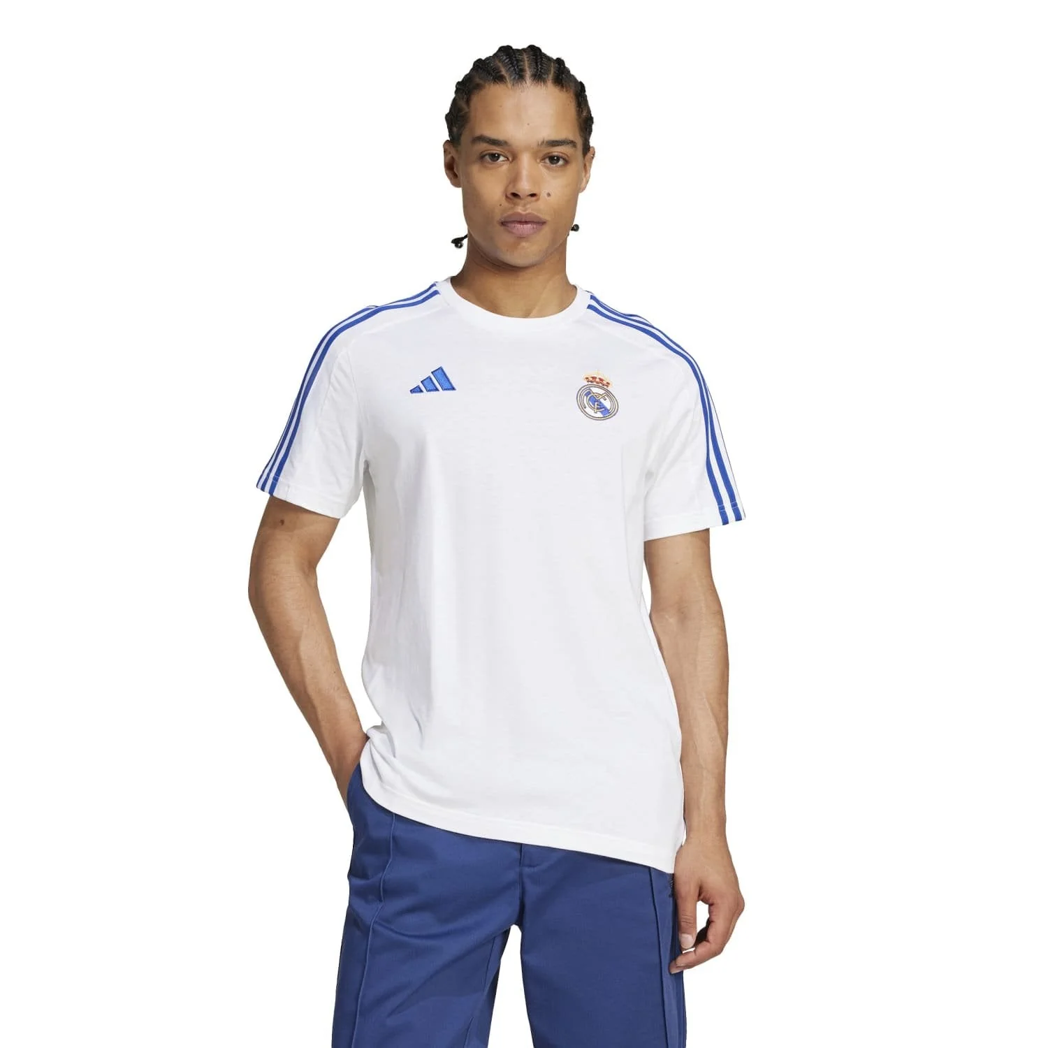 Camiseta Hombre adidas DNA Blanca 25/26 - Image 3