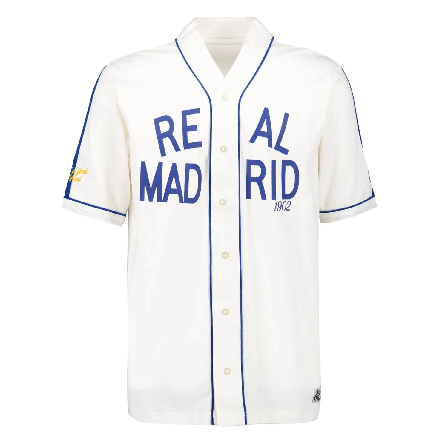 Camisa Hombre Baseball Blanco Roto Real Madrid