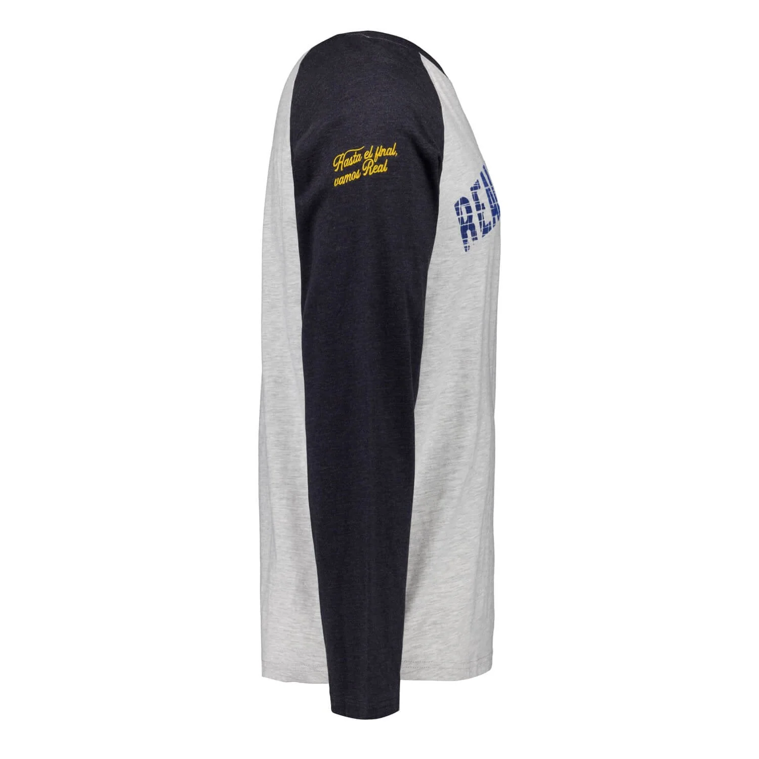 Camiseta Manga Larga Hombre Baseball Gris Real Madrid - Image 5