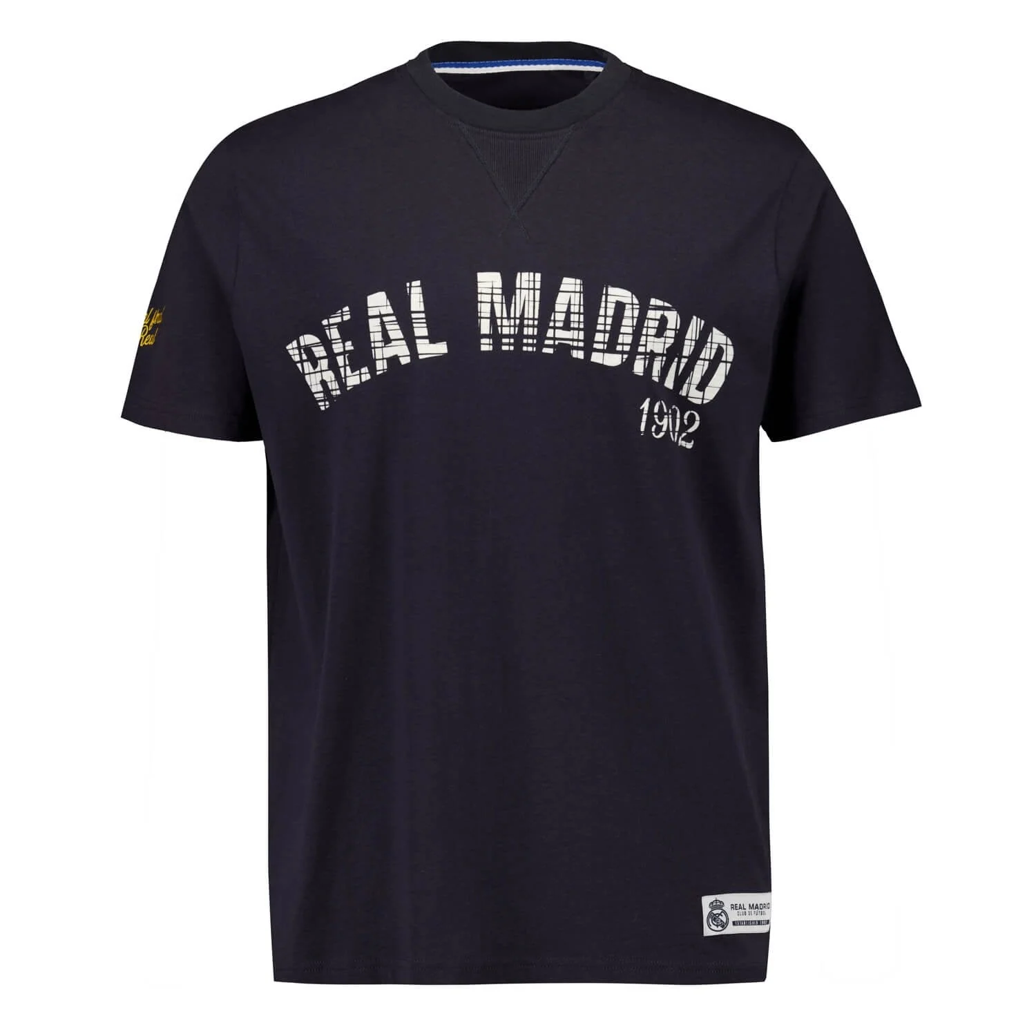 Camiseta Estampada Hombre Baseball Azul Marino Real Madrid