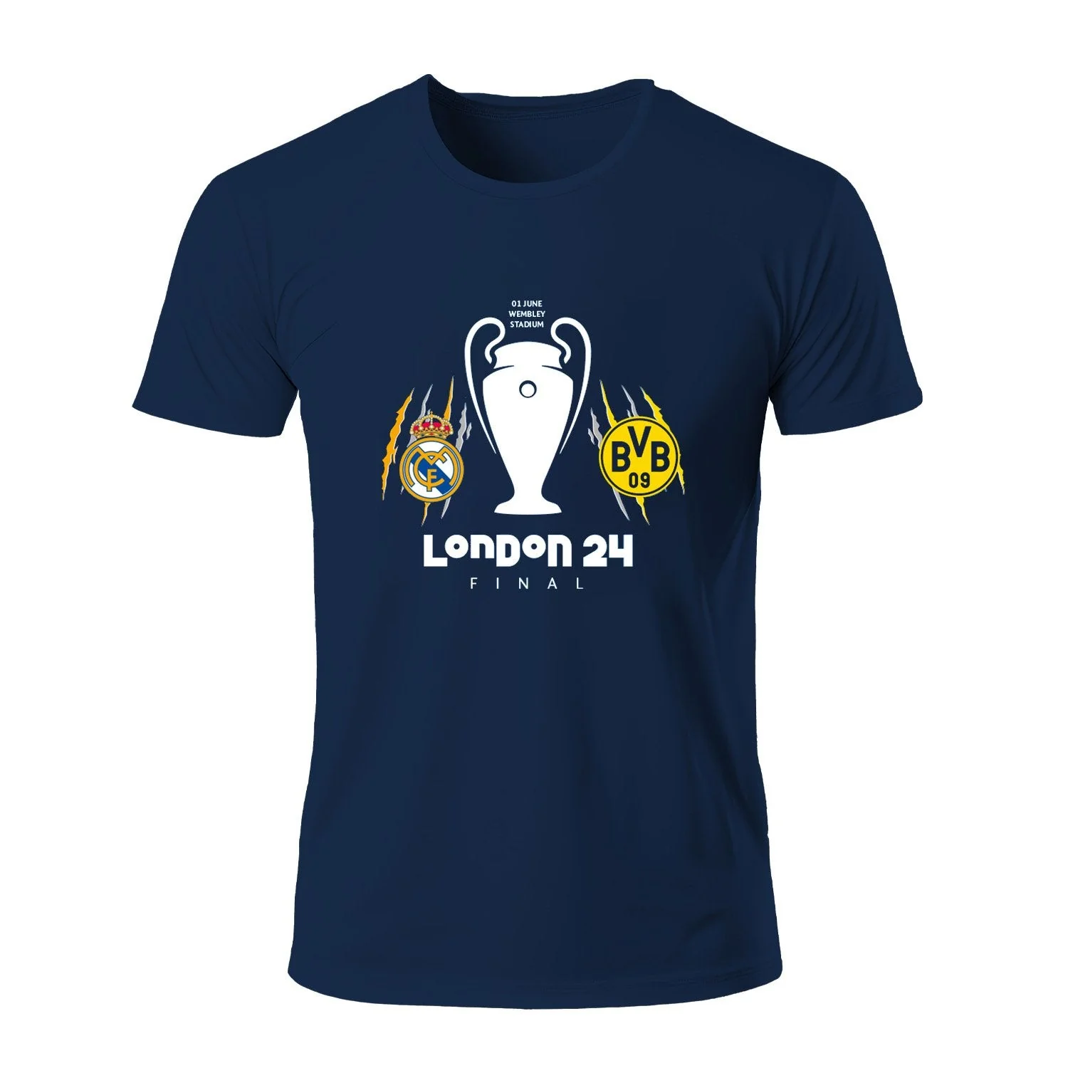 Camiseta Friendship Hombre UCL Final Londres 24 Azul Marino