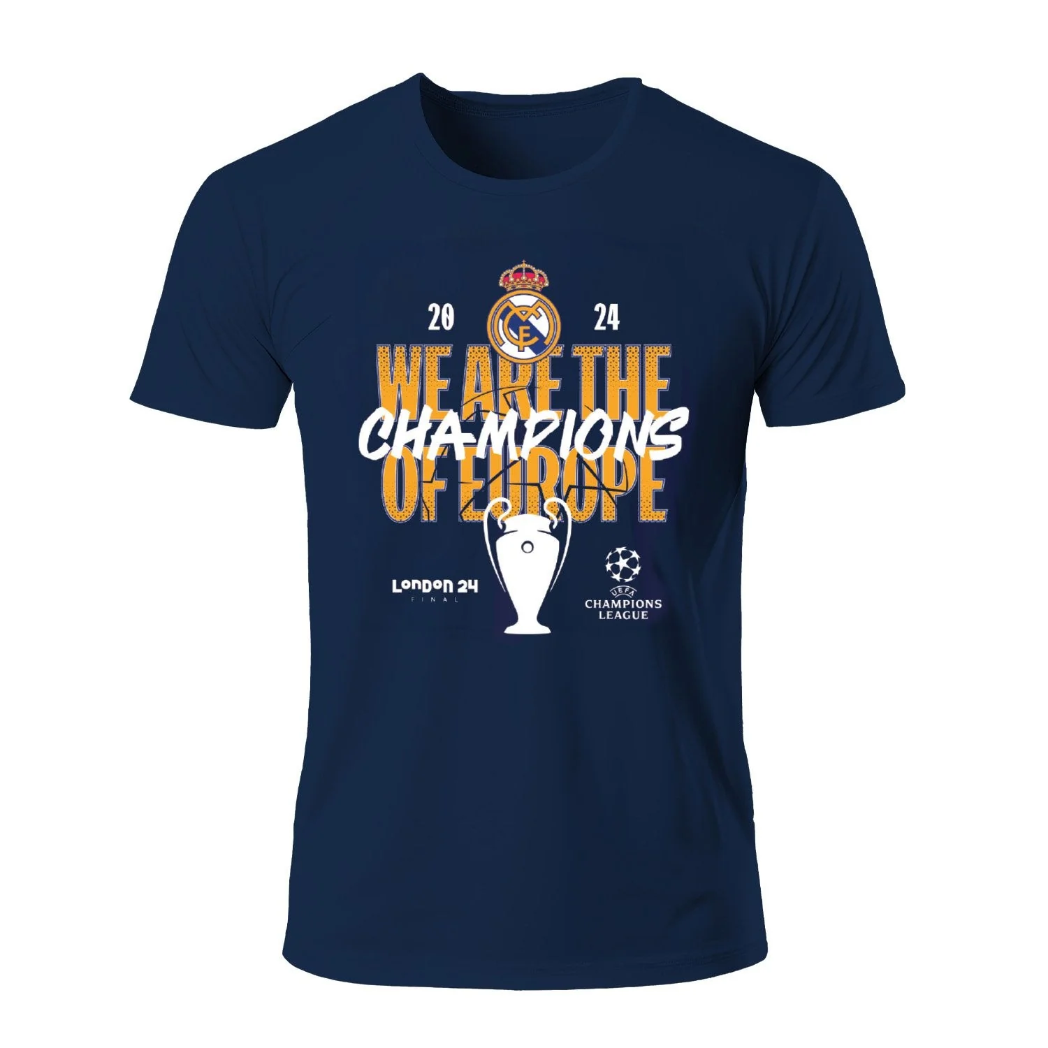 Camiseta Campeones UCL 15 Azul Marino Hombre