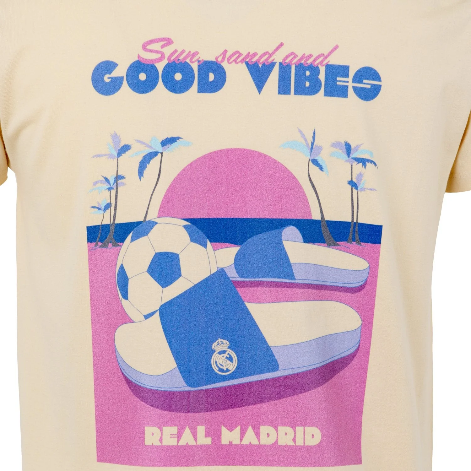 Camiseta Hombre Summer Vibes Rosa/Beige - Image 3