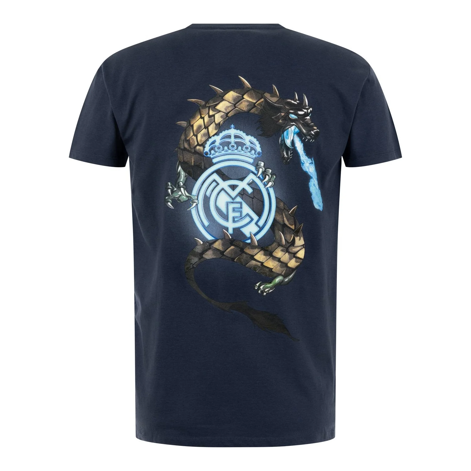 Camiseta Hombre Dragón Gris