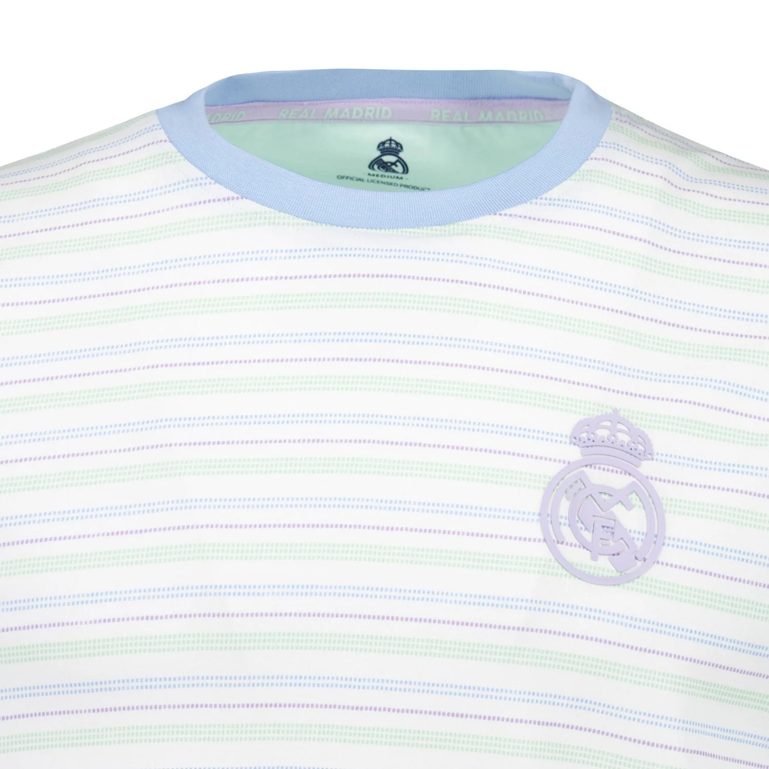 Camiseta de Rayas Hombre Tono Claro Real Madrid - Image 5
