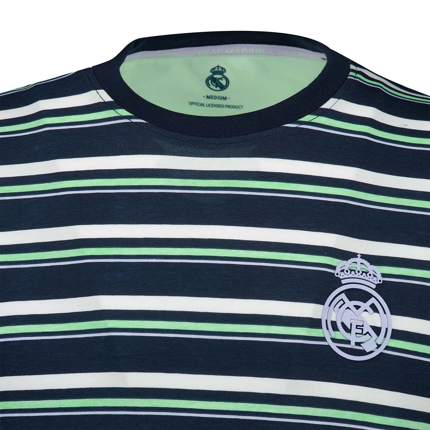 Camiseta de Rayas Hombre Tono Oscuro Real Madrid - Image 5