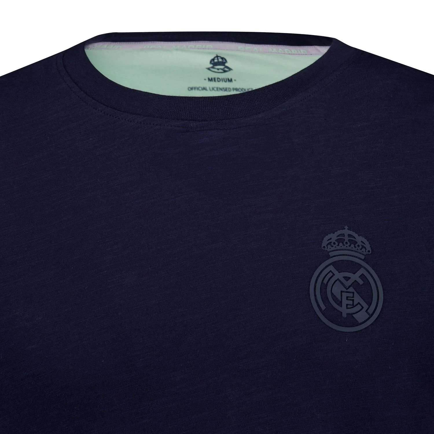 Camiseta Hombre Algodon Slub Azul Marino Real Madrid - Image 5