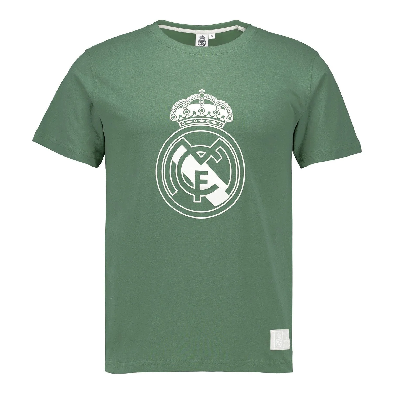 Camiseta Hombre Color Crest Verde Oscuro Real Madrid