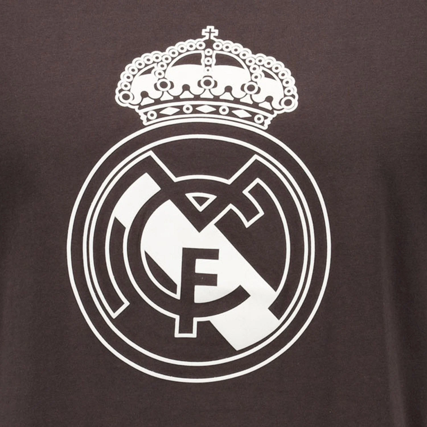 Camiseta Hombre Color Crest Marrón Oscuro Real Madrid - Image 4
