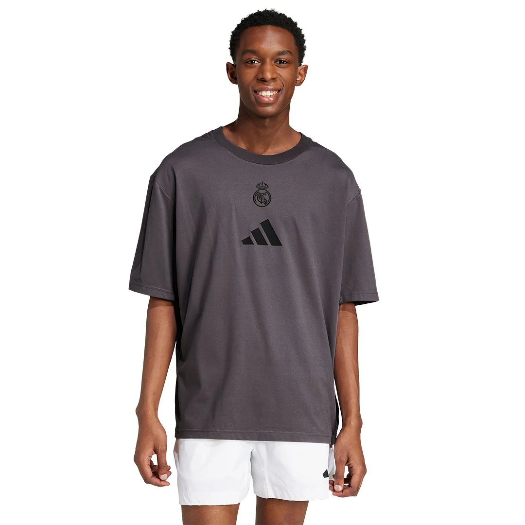 Camiseta Hombre adidas Real Urban Gris - Image 3