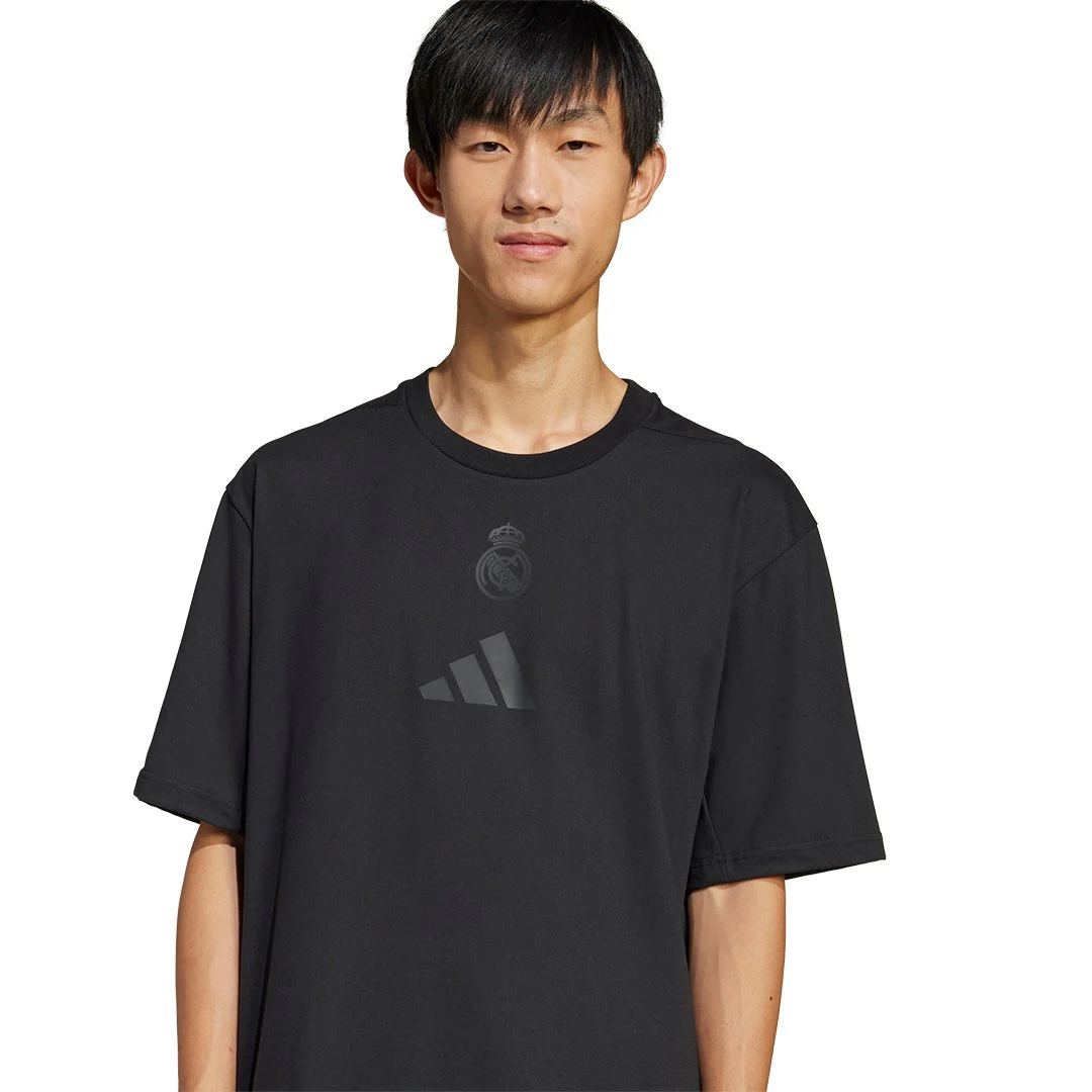 Camiseta Hombre adidas Real Urban Negra - Image 2