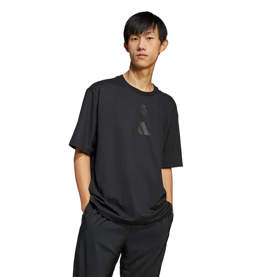 Camiseta Hombre adidas Real Urban Negra - Image 4