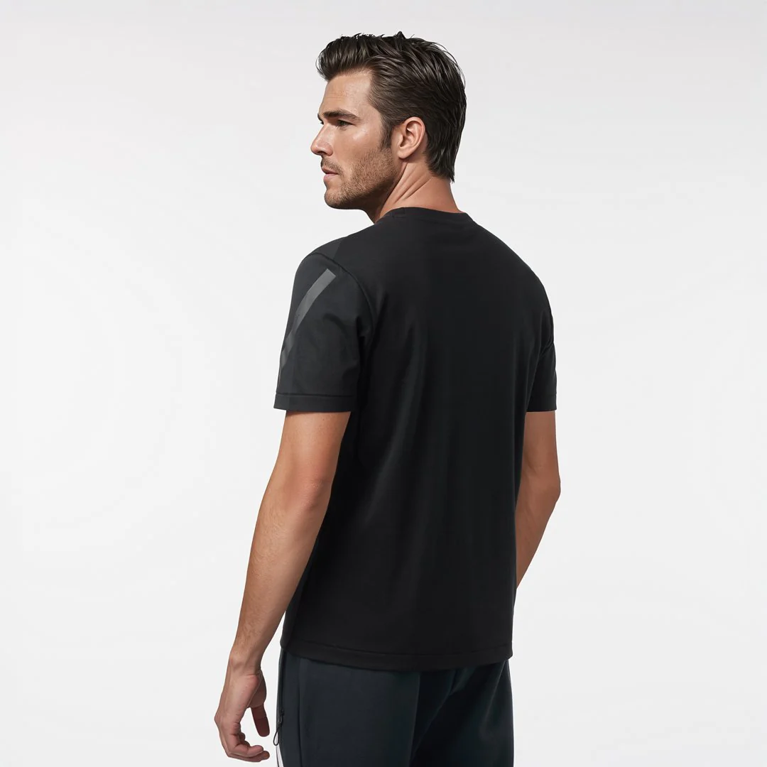 Camiseta Hombre adidas Real Urban Negra - Image 4