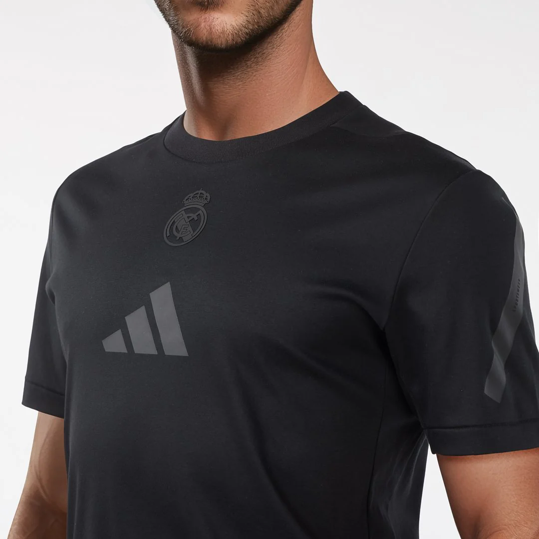 Camiseta Hombre adidas Real Urban Negra - Image 5