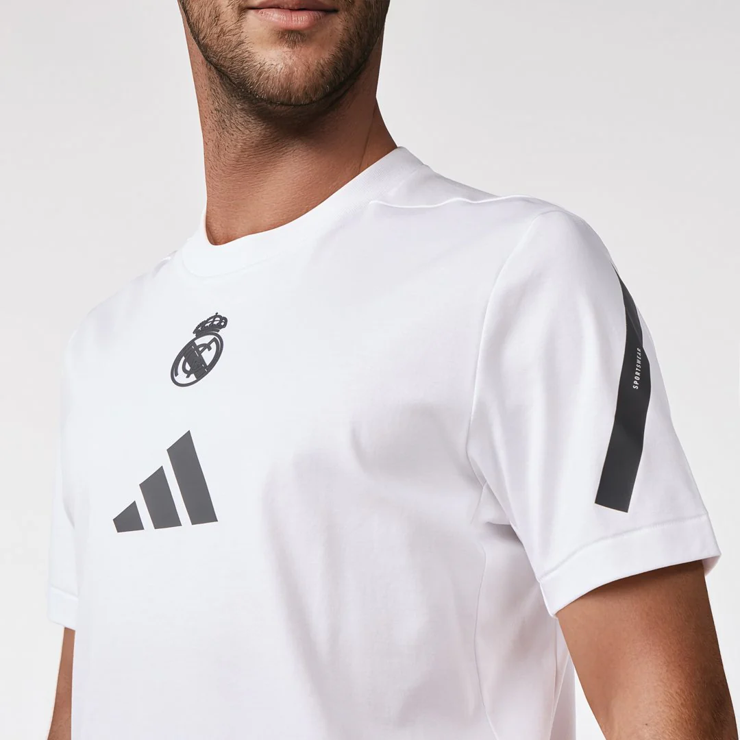 Camiseta Hombre adidas Real Urban Blanca - Image 3