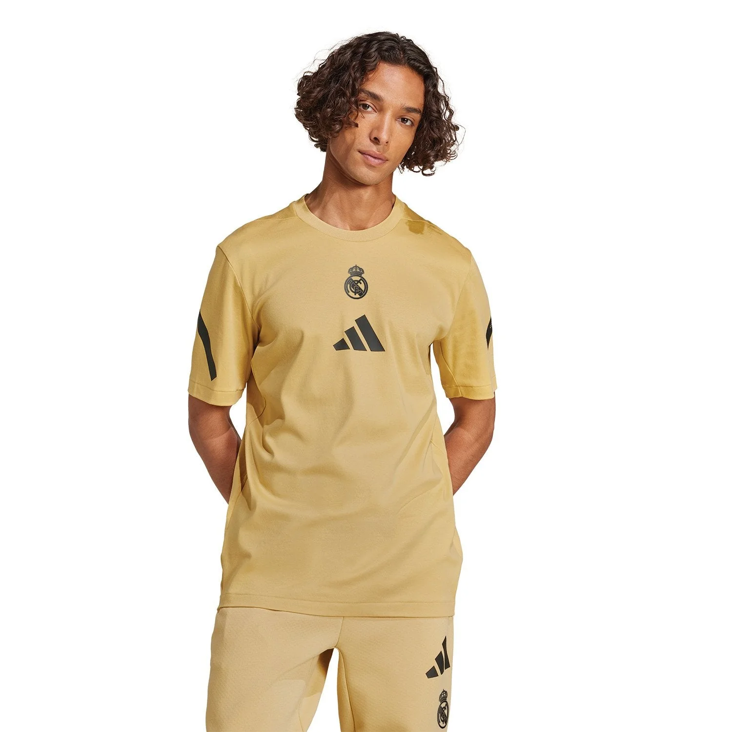 Camiseta Hombre adidas Real Urban Beige - Image 2